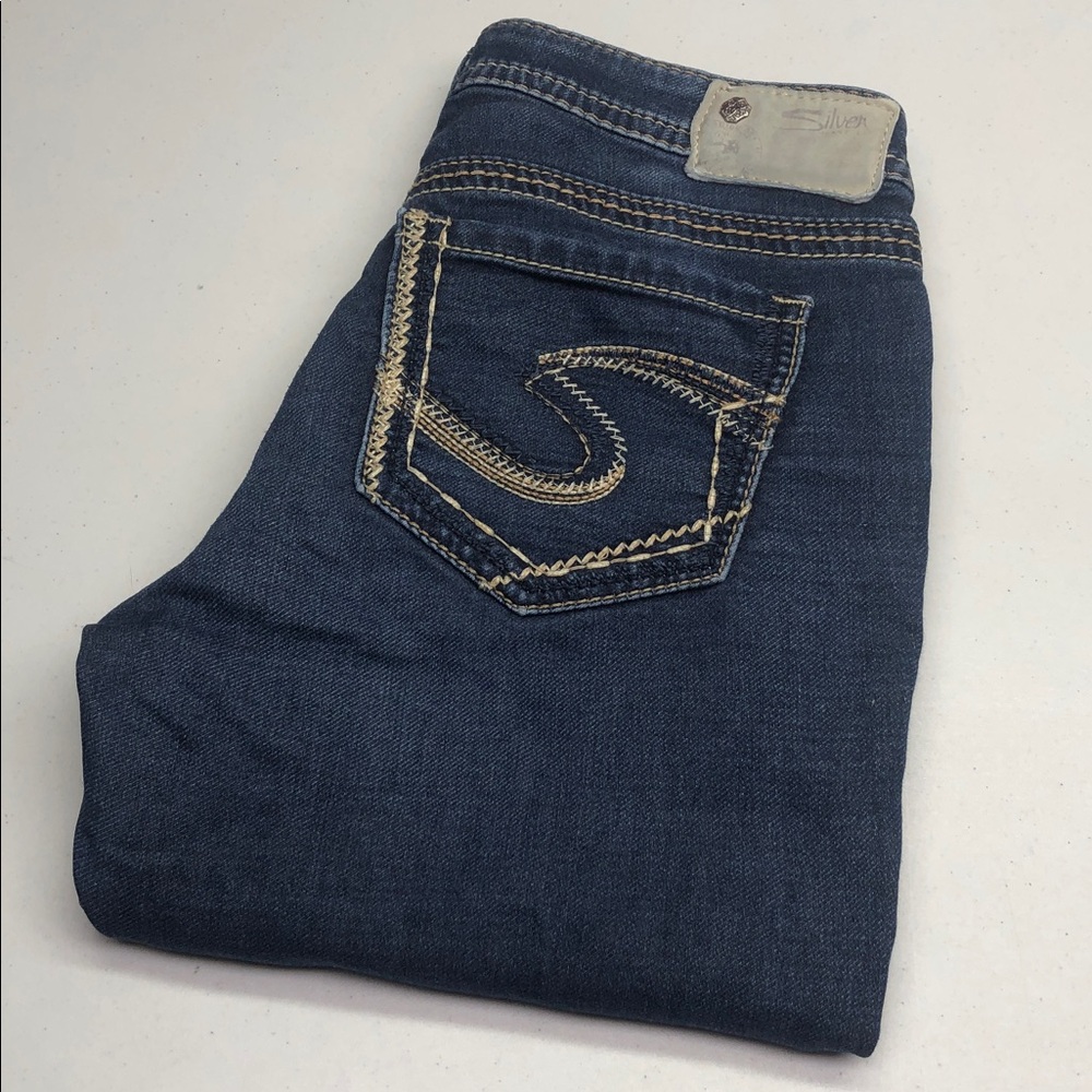 SILVER SUKI MID PENCIL SKINNY JEANS 28x31 ⭐️